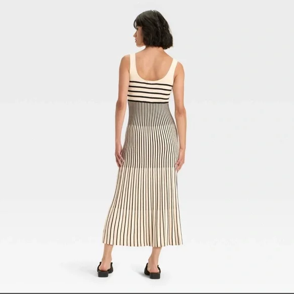 a new day Black and White Striped Maxi Dress - Picture 2 of 3